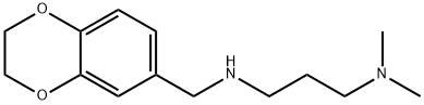 1,?3-?Propanediamine, N3-?[(2,?3-?dihydro-?1,?4-?benzodioxin-?6-?yl)?methyl]?-?N1,?N1-?dimethyl- Struktur