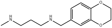 1,?3-?Propanediamine, N1-?[(2,?3-?dihydro-?1,?4-?benzodioxin-?6-?yl)?methyl]?-?N3-?methyl- Struktur