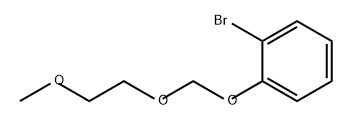 Benzene, 1-bromo-2-[(2-methoxyethoxy)methoxy]- Struktur