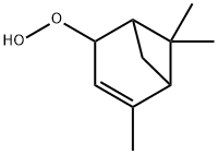 Hydroperoxide, 4,6,6-trimethylbicyclo[3.1.1]hept-3-en-2-yl Struktur