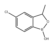 2,1-Benzoxaborole, 5-chloro-1,3-dihydro-1-hydroxy-3-methyl- Struktur