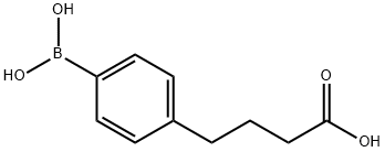 Benzenebutanoic acid, 4-borono- Struktur