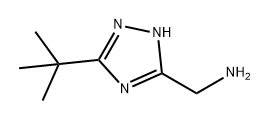 1H-1,2,4-Triazole-5-methanamine, 3-(1,1-dimethylethyl)- Struktur