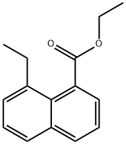 8-乙基萘-1-甲酸乙酯, 945543-41-9, 結(jié)構(gòu)式