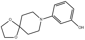 Phenol, 3-(1,4-dioxa-8-azaspiro[4.5]dec-8-yl)- Struktur