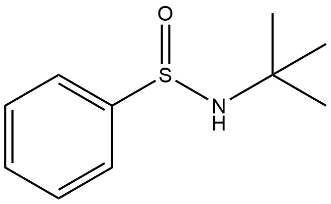 Benzenesulfinamide, N-(1,1-dimethylethyl)- Struktur