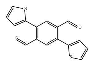 2,5-二(噻吩-2-基)對苯二甲醛, 946123-19-9, 結(jié)構(gòu)式
