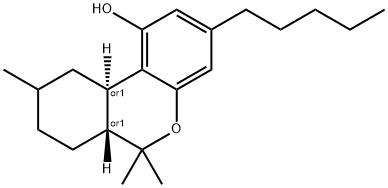 Dihydrocannabinol 
((±)-trans-Hexahydrocannabinol) Struktur