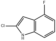 2-Chloro-4-fluoro-1H-indole Struktur