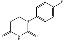 2,4(1H,3H)-Pyrimidinedione, 1-(4-fluorophenyl)dihydro- Struktur