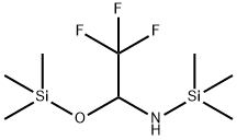 Silanamine, 1,1,1-trimethyl-N-[2,2,2-trifluoro-1-[(trimethylsilyl)oxy]ethyl]- Struktur