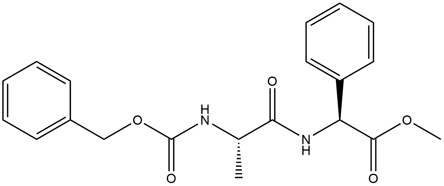 Benzeneacetic acid, α-[[(2S)-1-oxo-2-[[(phenylmethoxy)carbonyl]amino]propyl]amino]-, methyl ester, (αS)-