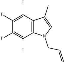 1H-Indole, 4,5,6,7-tetrafluoro-3-methyl-1-(2-propen-1-yl)-