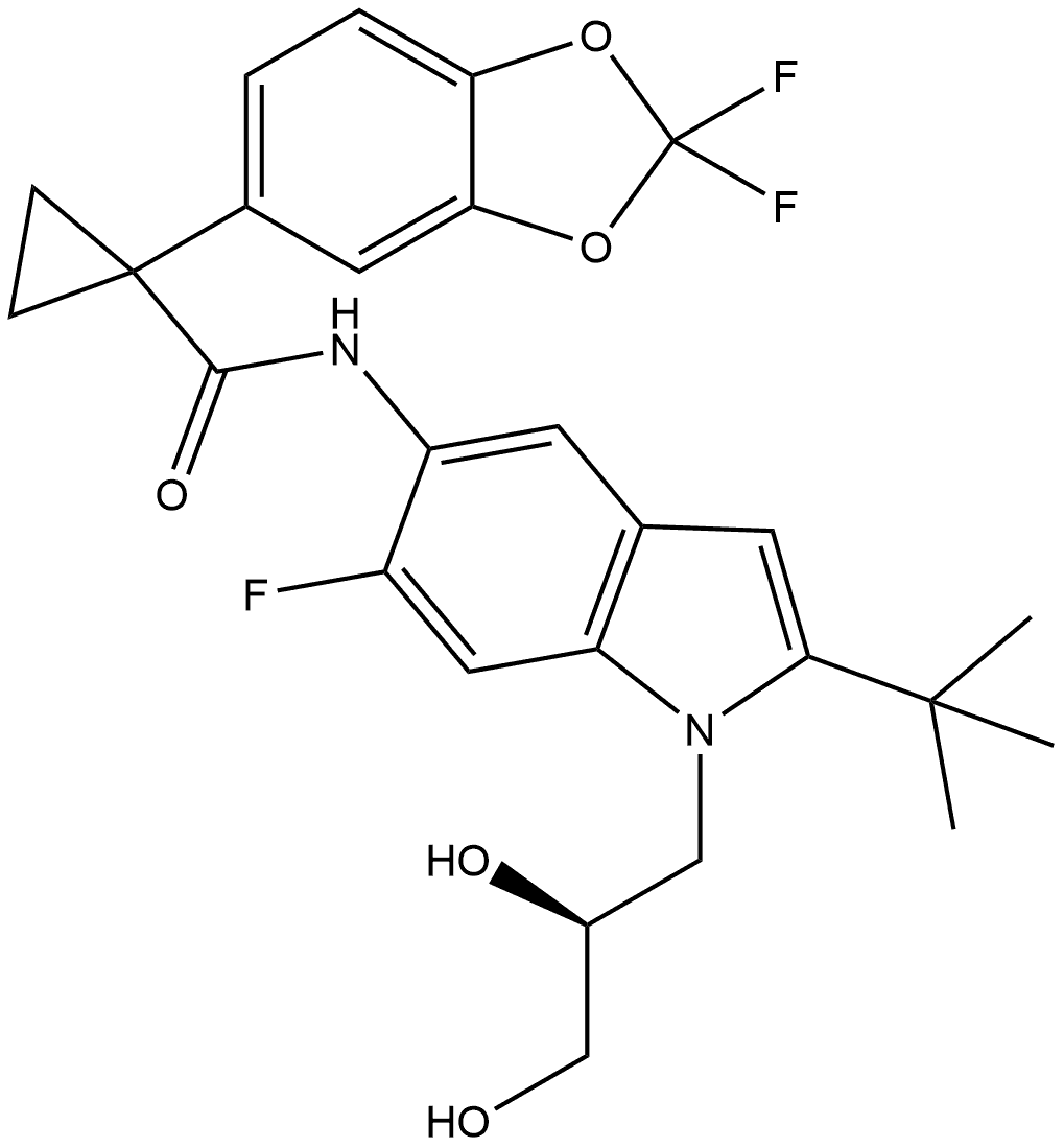 Tezacaftor Impurity 21 Struktur