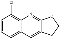 8-CHLORO-2,3-DIHYDROFURO(2,3-B)QUINOLINE Struktur