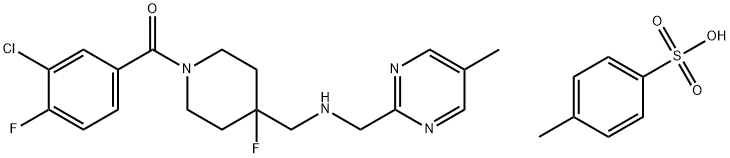 F-15599 tosylate Struktur