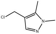 1H-Pyrazole, 4-(chloromethyl)-1,5-dimethyl- Struktur