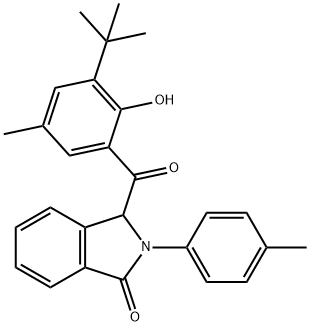 1H-Isoindol-1-one, 3-[3-(1,1-dimethylethyl)-2-hydroxy-5-methylbenzoyl]-2,3-dihydro-2-(4-methylphenyl)-