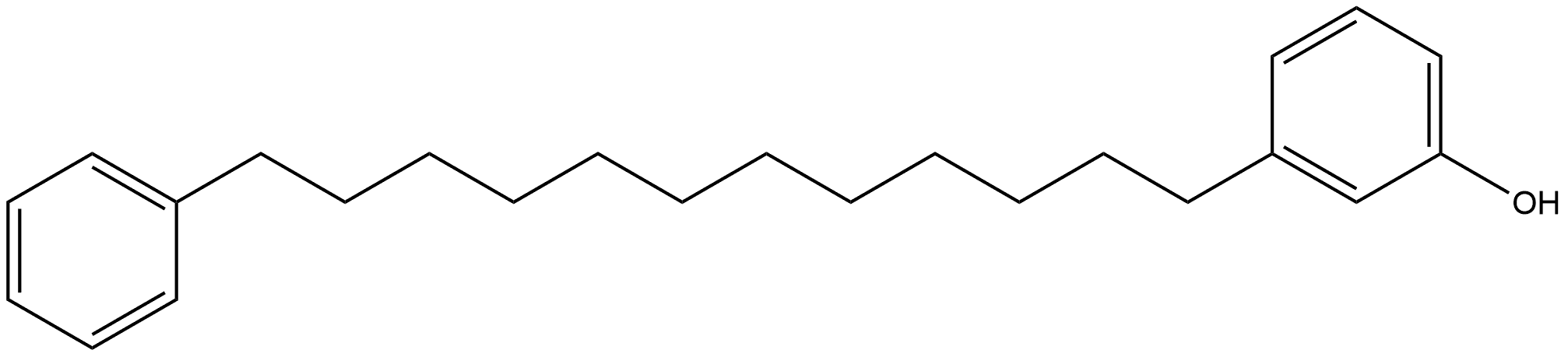 3-(12-Phenyldodecyl)phenol Struktur