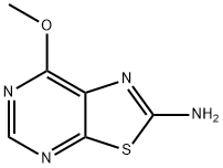 Thiazolo[5,4-d]pyrimidin-2-amine, 7-methoxy- Struktur