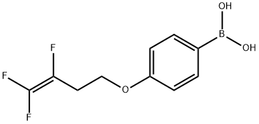 4-(3,4,4-Trifluoro-but-3-en-1-yl-oxy)-phenylboronic acid Struktur