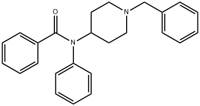 Benzamide, N-phenyl-N-[1-(phenylmethyl)-4-piperidinyl]- Struktur