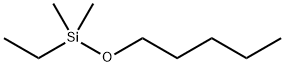 Silane, ethyldimethyl(pentyl?oxy)?- Struktur