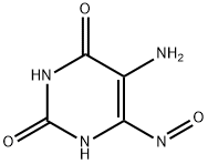 2,4(1H,3H)-Pyrimidinedione, 5-amino-6-nitroso- Struktur