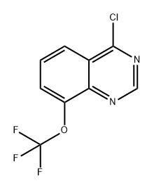 Quinazoline, 4-chloro-8-(trifluoromethoxy)- Struktur