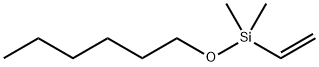 Silane, ethenyl(hexyloxy)?dimethyl- Struktur