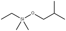 Silane, ethyldimethyl(2-?methylpropoxy)?- Struktur