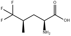 5,5,5-Trifluoro-(4R)-L-leucine Struktur