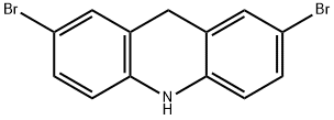 Acridine, 2,7-dibromo-9,10-dihydro- Struktur