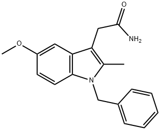 1H-Indole-3-acetamide, 5-methoxy-2-methyl-1-(phenylmethyl)-