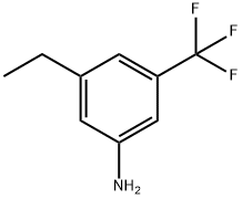 Benzenamine, 3-ethyl-5-(trifluoromethyl)- Struktur