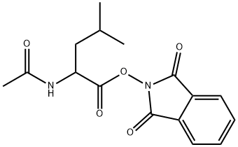 1,3-dioxo-2,3-dihydro-1H-isoindol-2-yl
2-acetamido-4-methylpentanoate Struktur