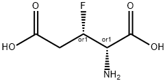 D-Glutamic acid, 3-fluoro-, (3S)-rel- (9CI) Struktur