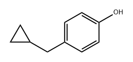 Phenol, 4-(cyclopropylmethyl)- Struktur