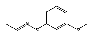 2-Propanone, O-(3-methoxyphenyl)oxime