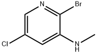 3-Pyridinamine, 2-bromo-5-chloro-N-methyl- Struktur