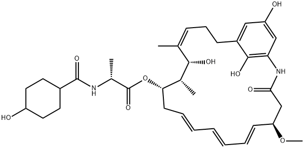 34-hydroxymycotrienin II Struktur