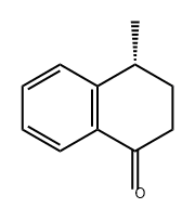 1(2H)-Naphthalenone, 3,4-dihydro-4-methyl-, (4R)- Struktur