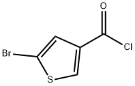 3-Thiophenecarbonyl chloride, 5-bromo- Struktur