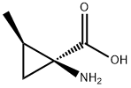 (1S,2R)-1-amino-2-methyl-cyclopropanecarboxylic acid Struktur