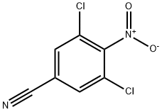 Benzonitrile, 3,5-dichloro-4-nitro- Struktur