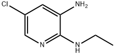 2,3-Pyridinediamine, 5-chloro-N2-ethyl- Struktur