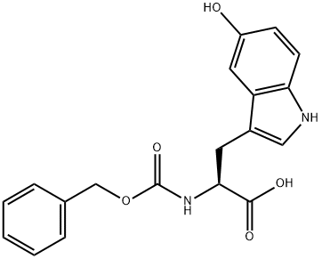 L-Tryptophan, 5-hydroxy-N-[(phenylmethoxy)carbonyl]- Struktur