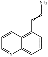 Ethenamine, 2-(5-quinolinyl)- Struktur