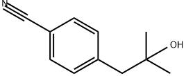 Benzonitrile, 4-(2-hydroxy-2-methylpropyl)- Struktur