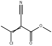 2-Butenoic acid, 3-chloro-2-cyano-, methyl ester